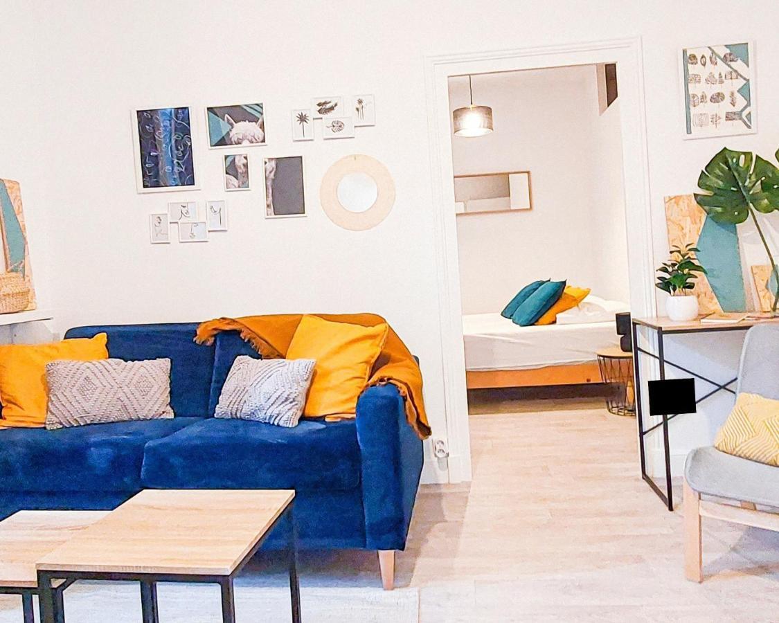 Montluçon Artbleu -Tout Confort - Ideal Pros - Proche Commerces מראה חיצוני תמונה