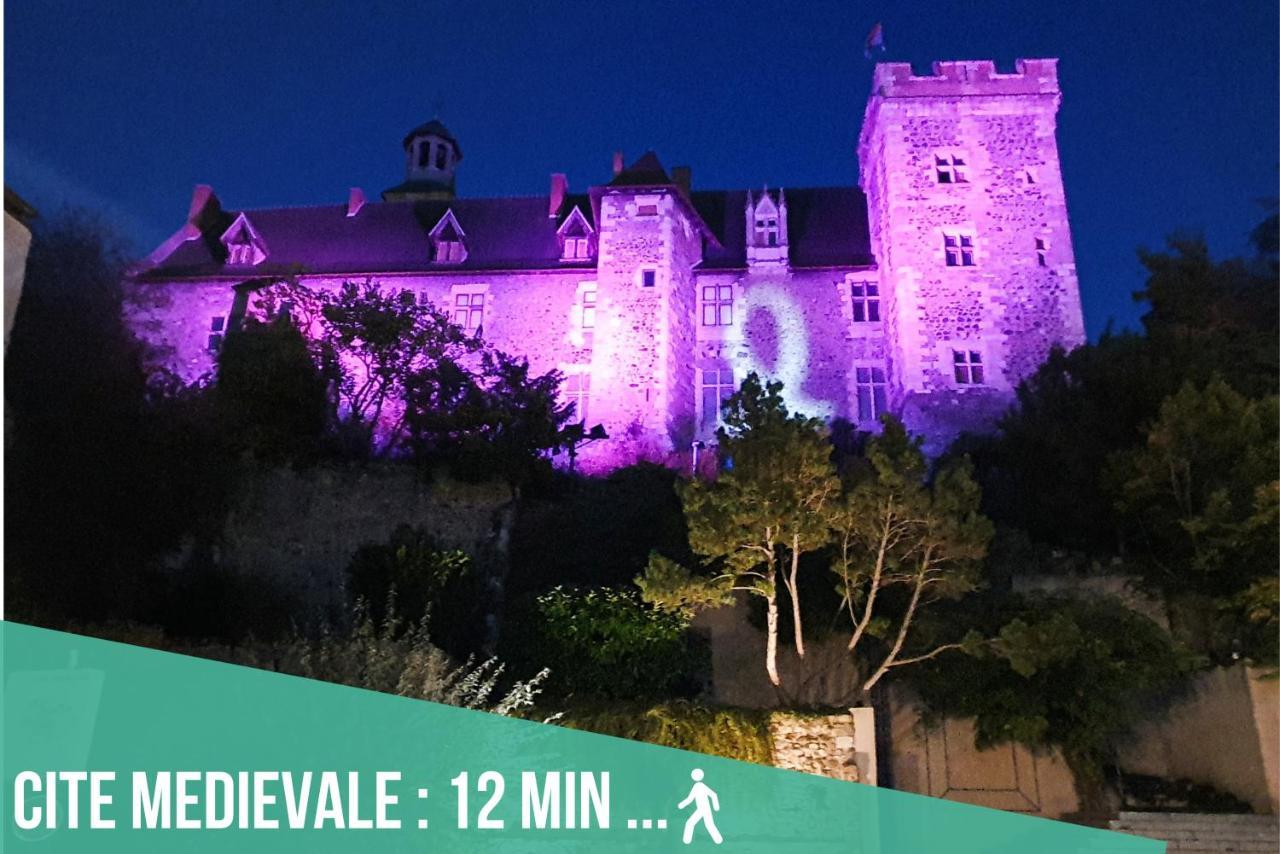 Montluçon Artbleu -Tout Confort - Ideal Pros - Proche Commerces מראה חיצוני תמונה